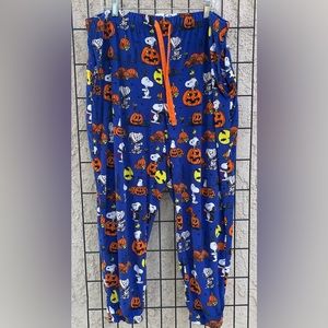 Peanuts Snoopy Halloween Jack-o’-Lantern pajama pants size 2X (18W–20W)